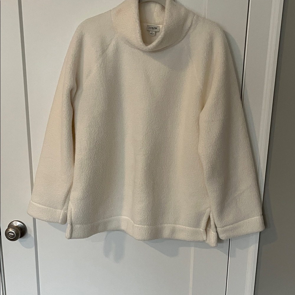 J. Crew Cream Cowl Neck Sweater